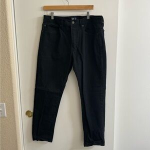 GAP Men's Dark Black Straight Jeans